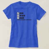 Withlacoochee State Trail Run Walk Ride T-shirt (Design voorkant)