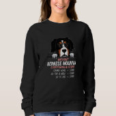 without Bernese Mountain dog everything is stupid  Trui (Voorkant)