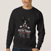 without Boston Terrier dog everything is stupid Trui (Voorkant)