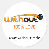 Without-C Sticker (Voorkant)