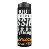 Without God Nothing Is Possible Thermosbeker (Voorkant)