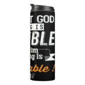 Without God Nothing Is Possible Thermosbeker (Geroteerd rechts)