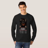 without Hovawart dog everything is stupid_1 T-shirt (Voorkant volledig)