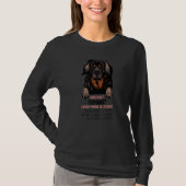without Hovawart dog everything is stupid Premium T-shirt (Voorkant)