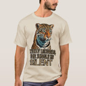 Without Leopards. The Jungel is Silent T-shirt (Voorkant)
