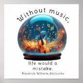 Without music, life would be a mistake, poster (Voorkant)