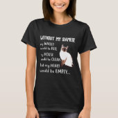 Without My Siamese Ca Siamese Cat Tee Shirt (Voorkant)