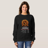 without Poodle dog everything is stupid_2 Trui (Voorkant volledig)