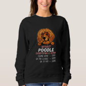 without Poodle dog everything is stupid_2 Trui (Voorkant)