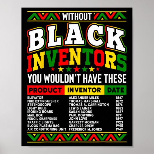 Without The Black Inventors You Wouldn't Have That Poster (Voorkant)