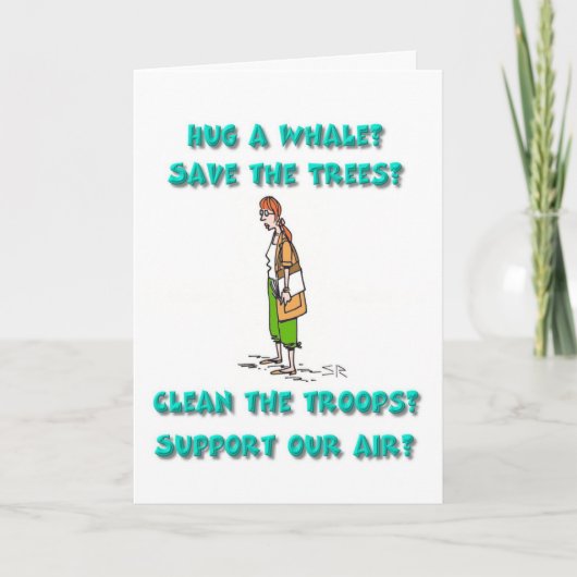 Without You greeting card Kaart (Voorkant)
