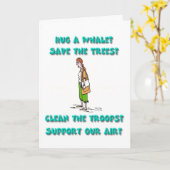 Without You greeting card Kaart (Gele Bloem)