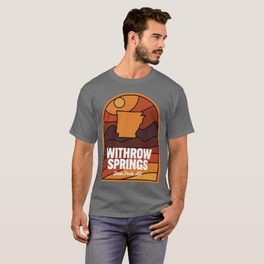 Withrow Springs State Park Arkansas T-shirt (Voorkant volledig)