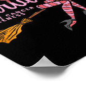 Witje Im a Survivor Halloween Breast Cancer Awaren Poster (Hoek)