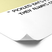 Witje met een recept boek poster (Hoek)