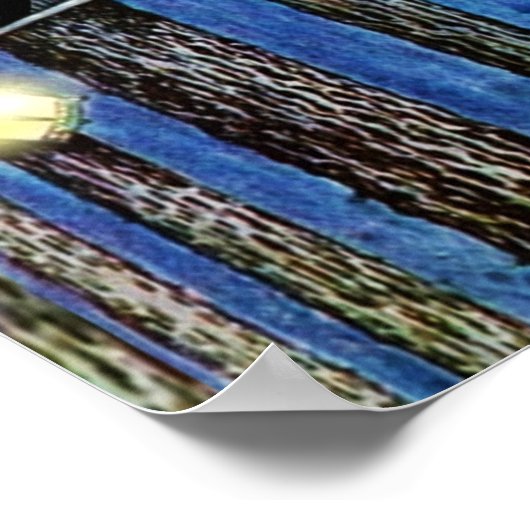 Witje op haar stok poster (Hoek)