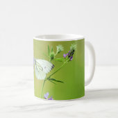 Witje vlinder koffiemok (Voorkant rechts)