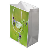 Witje vlinder medium cadeauzakje (Achterkant Gekanteld)