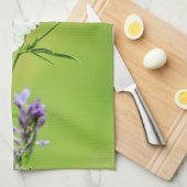 Witje vlinder theedoek (Quarter Fold)