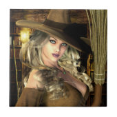 Witkeramische tegel tegeltje (Voorkant)