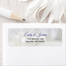Witkerst | Aangepast winteradres Etiket