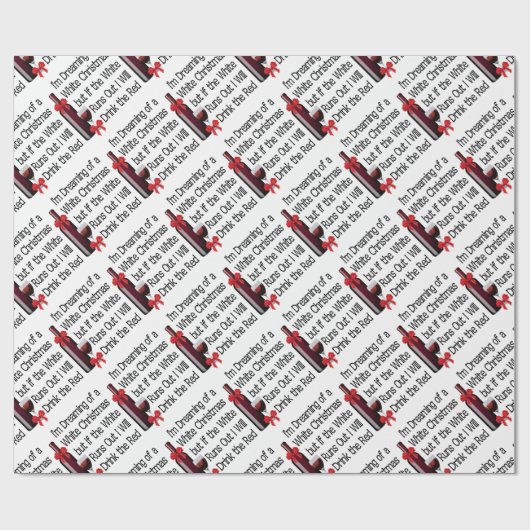 Witkerst Cadeaupapier (Vlak)