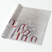 Witkerst Cadeaupapier (Uitgerold)