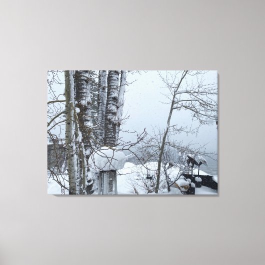 Witkerst Canvas Afdruk (Voorkant)