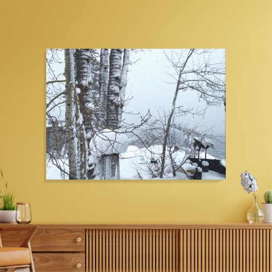 Witkerst Canvas Afdruk (Insitu (Woonkamer))