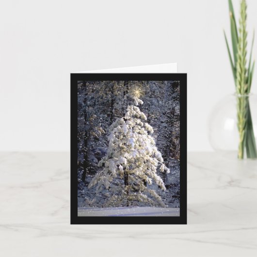 Witkerst Feestdagen Kaart (Voorkant)