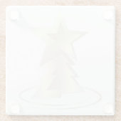 Witkerst Glazen Onderzetter (Achterkant)