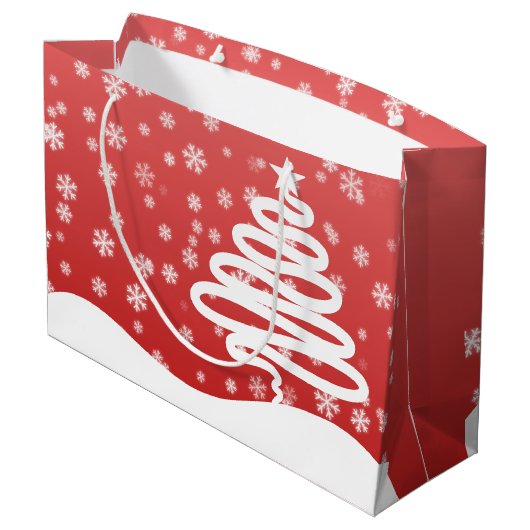 Witkerst Groot Cadeauzakje (Achterkant Gekanteld)