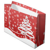 Witkerst Groot Cadeauzakje (Voorkant Gekanteld)