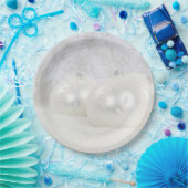 Witkerst Papieren Bordje (Feest)