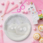 Witkerst Papieren Bordje (Feest)