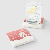 Witkerst Stenen Onderzetter (Zijkant)