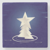 Witkerst Stenen Onderzetter (Voorkant)