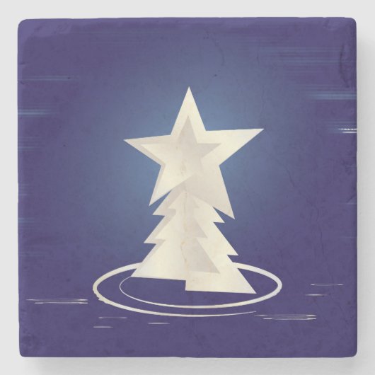 Witkerst Stenen Onderzetter (Voorkant)