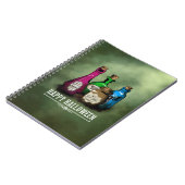 Witkookpotflessen Notitieboek (Linkerzijde)