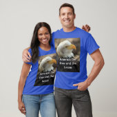 Witkoparend T-shirt DE VRIJE EN DE DAPPEREN (Unisex)