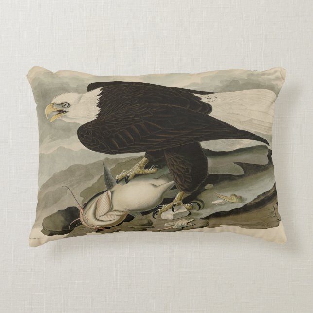 Witkopvogels van Amerika (Bald Eagle) Accent Kussen (Voorkant)