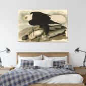 Witkopvogels van Amerika (Bald Eagle) Canvas Afdruk (Insitu (Slaapkamer))
