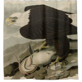 Witkopvogels van Amerika (Bald Eagle) Douchegordijn (Voorkant)