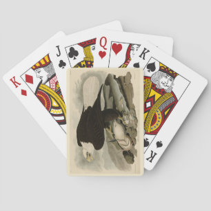 Witkopvogels van Amerika (Bald Eagle) Pokerkaarten