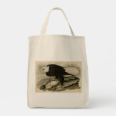 Witkopvogels van Amerika (Bald Eagle) Tote Bag (Achterkant)