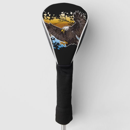 Witkopzeearend Golfheadcover (Voorkant)