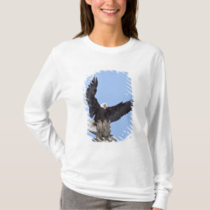 Witkopzeearend (Haliaeetus leucocephalus) met vleu T-shirt