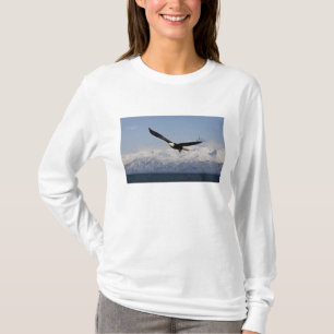 Witkopzeearend in vlucht, Haliaeetus leucocephalus T-shirt