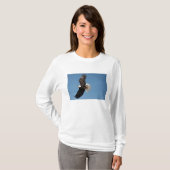 Witkopzeearend in vlucht t-shirt (Voorkant volledig)