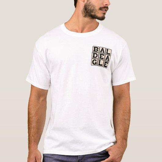 Witkopzeearend, Nationale Vogel T-shirt (Voorkant)